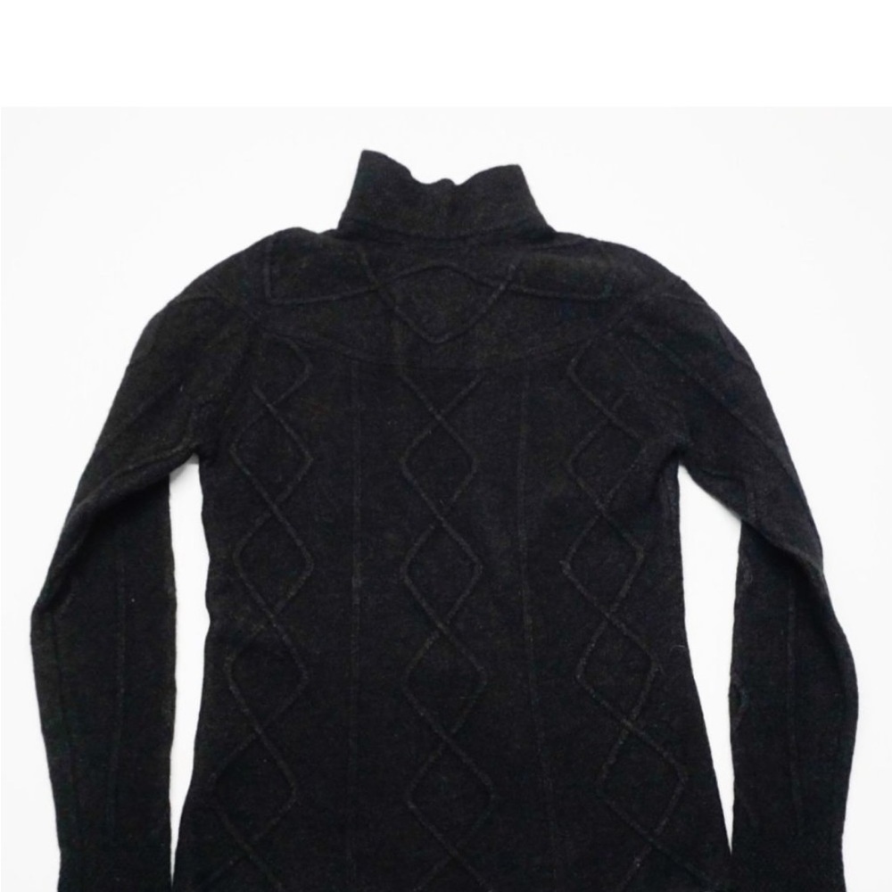 Horny Toad Black Joanna Lambswool Knit Sweater Size Large - Picture 4 of 8